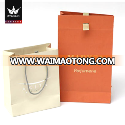 Custom Kraft Paper Bag With Foil LOGO Printing Crownwin Package