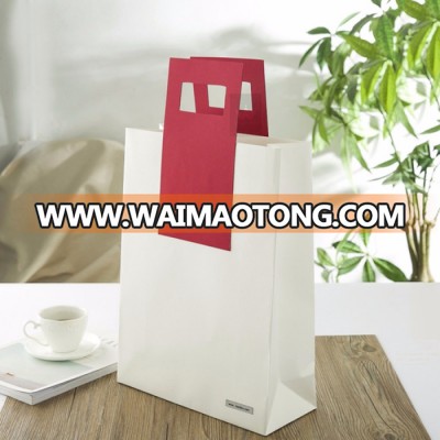 Custom White Kraft Paper Bag Raw Materials of Paper Bag