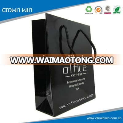 custom kraft paper bag/kraft window paper printed packaging bag